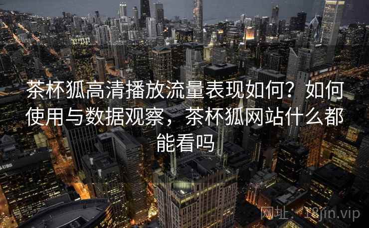 茶杯狐高清播放流量表现如何？如何使用与数据观察，茶杯狐网站什么都能看吗  第2张