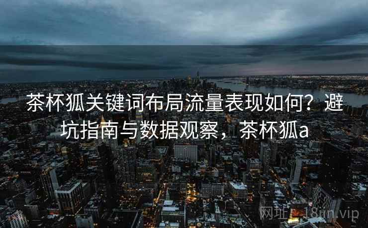 茶杯狐关键词布局流量表现如何？避坑指南与数据观察，茶杯狐a