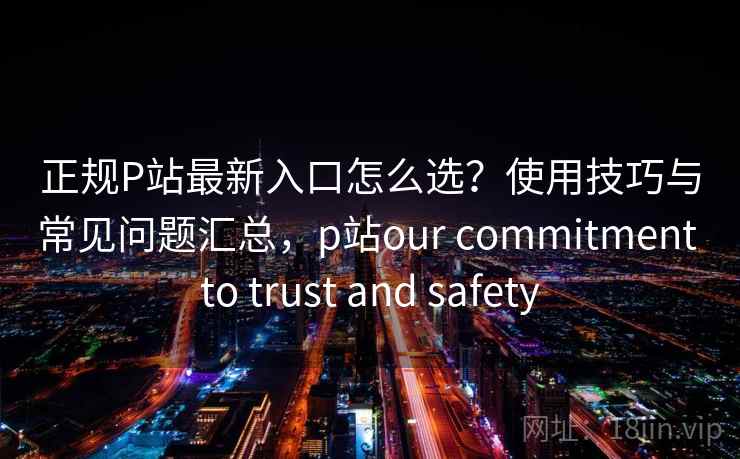 正规P站最新入口怎么选？使用技巧与常见问题汇总，p站our commitment to trust and safety  第1张