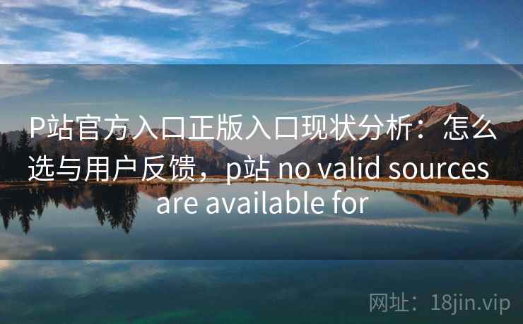 P站官方入口正版入口现状分析：怎么选与用户反馈，p站 no valid sources are available for  第2张