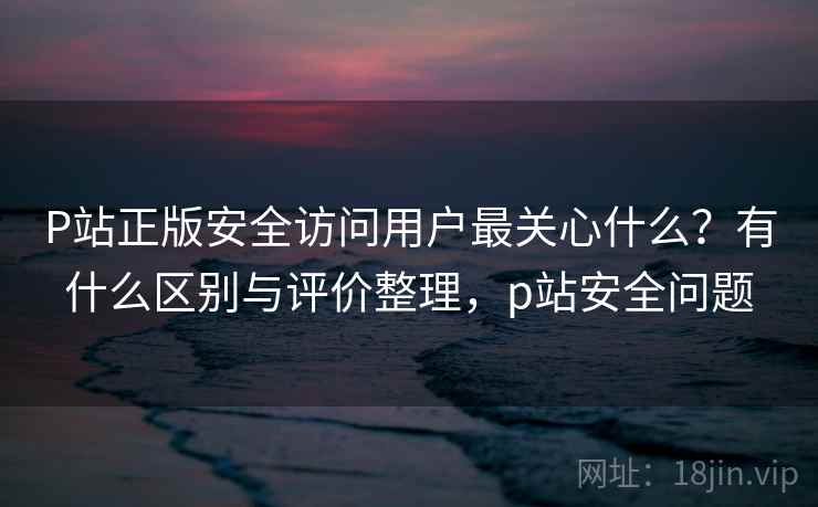 P站正版安全访问用户最关心什么?有什么区别与评价整理,p站安全问题 第2张 P站正版安全访问用户最关心什么?有什么区别与评价整理,p站安全问题 第2张
