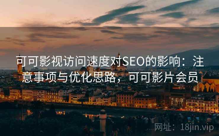 可可影视访问速度对SEO的影响：注意事项与优化思路，可可影片会员  第2张