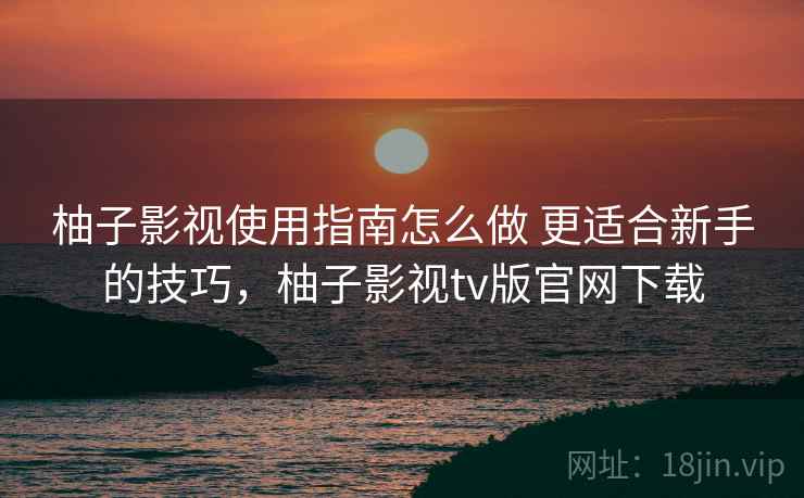 柚子影视使用指南怎么做 更适合新手的技巧，柚子影视tv版官网下载