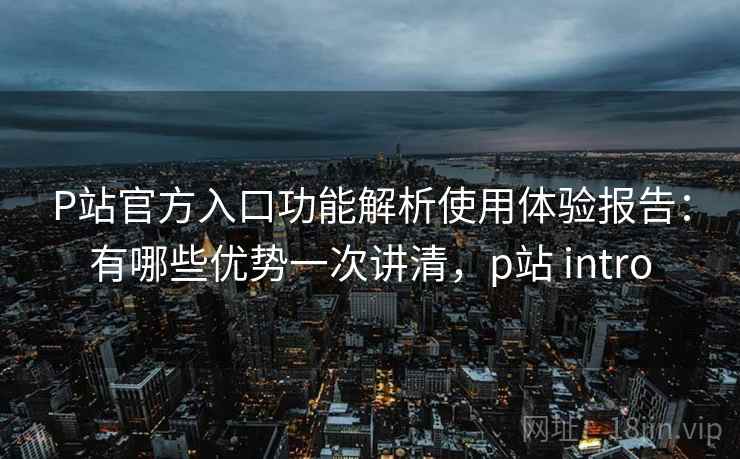 P站官方入口功能解析使用体验报告：有哪些优势一次讲清，p站 intro  第2张