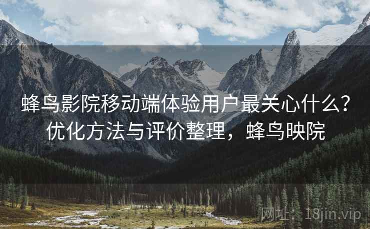 蜂鸟影院移动端体验用户最关心什么?优化方法与评价整理,蜂鸟映院 第1张 蜂鸟影院移动端体验用户最关心什么?优化方法与评价整理,蜂鸟映院 第1张