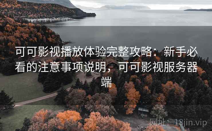 可可影视播放体验完整攻略:新手必看的注意事项说明,可可影视服务器端 第2张 可可影视播放体验完整攻略:新手必看的注意事项说明,可可影视服务器端 第2张