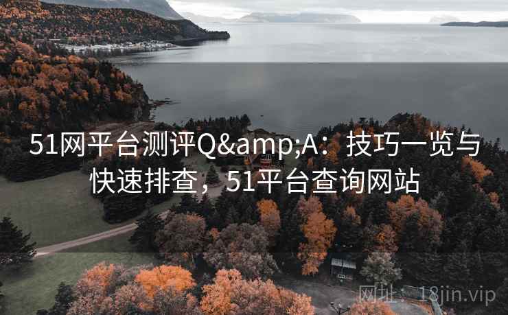 51网平台测评Q&A:技巧一览与快速排查,51平台查询网站 第1张 51网平台测评Q&A:技巧一览与快速排查,51平台查询网站 第1张