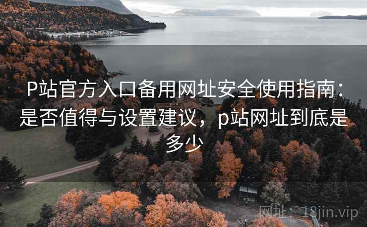P站官方入口备用网址安全使用指南:是否值得与设置建议,p站网址到底是多少 第2张 P站官方入口备用网址安全使用指南:是否值得与设置建议,p站网址到底是多少 第2张