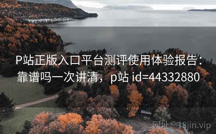 P站正版入口平台测评使用体验报告:靠谱吗一次讲清,p站 id=44332880 第2张 P站正版入口平台测评使用体验报告:靠谱吗一次讲清,p站 id=44332880 第2张