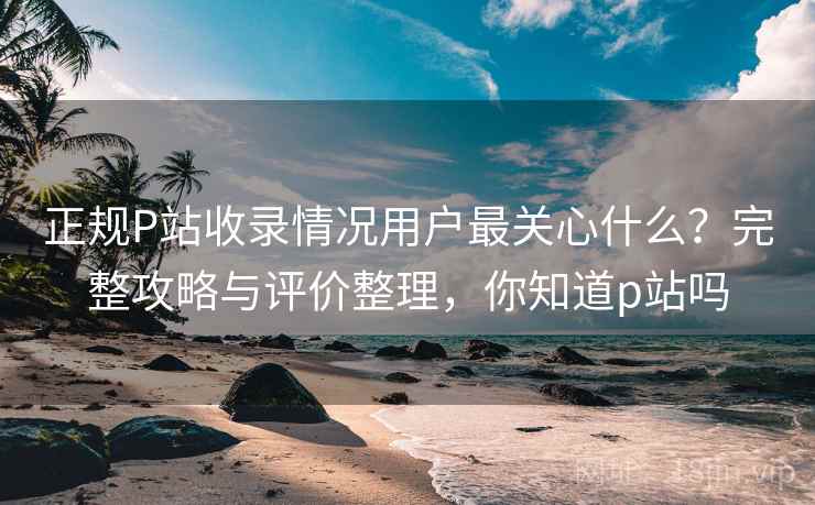 正规P站收录情况用户最关心什么?完整攻略与评价整理,你知道p站吗 第2张 正规P站收录情况用户最关心什么?完整攻略与评价整理,你知道p站吗 第2张